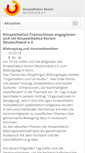 Mobile Screenshot of kinaesthetics-verein.de